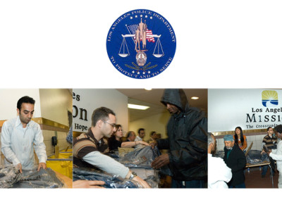 LAPD HELP THE HOMELESS