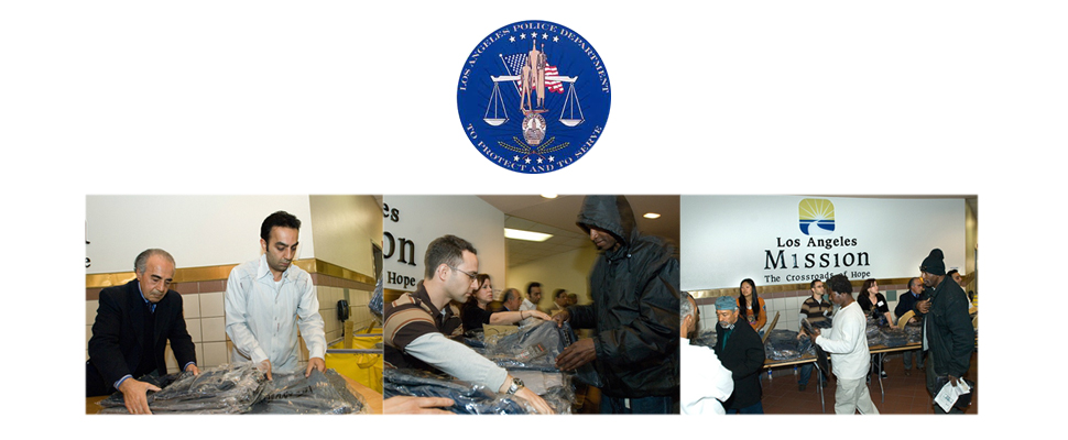 LAPD HELP THE HOMELESS